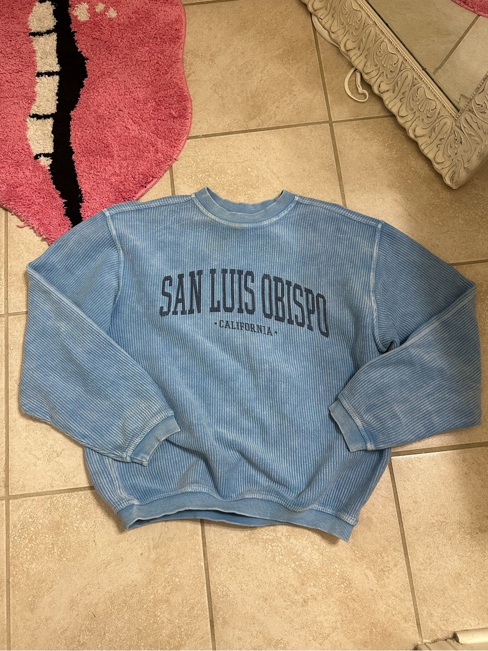 San Luis Obispo California Pullover Sweatshirt - Light Blue